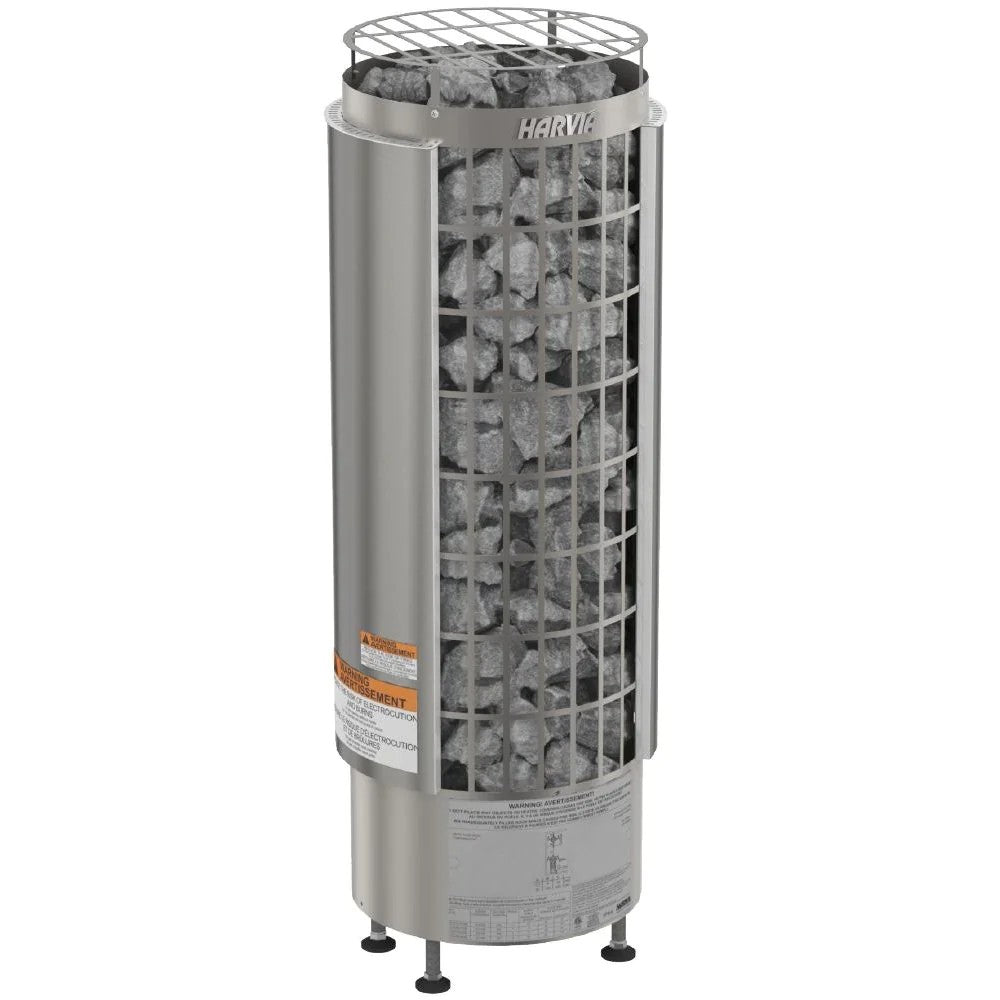 Harvia Cilindro Half Series Stainless Steel Sauna Heater - Purely Relaxation