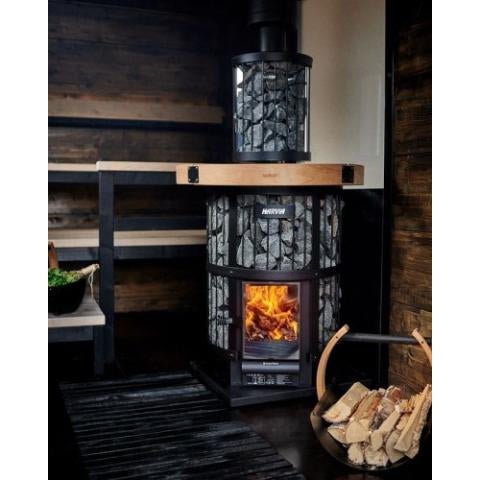 Harvia GreenFlame Legend Series 15.9kW Wood Sauna Stove - Purely Relaxation