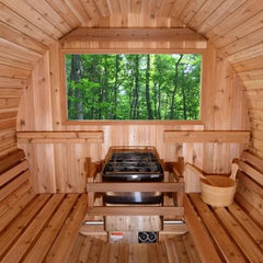 Harvia KIP Series Stainless Steel Sauna Heater with Built-In Timer & Temperature Controls - Purely Relaxation