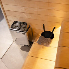 Harvia KIP Series Stainless Steel Sauna Heater with Built-In Timer & Temperature Controls - Purely Relaxation