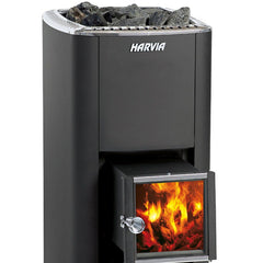 Harvia M Series 16.5kW Wood Sauna Stove With Exterior Feed - Purely Relaxation