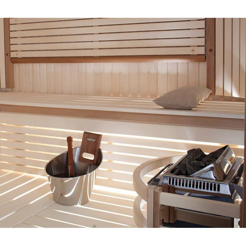 Harvia TopClass Series Stainless Steel Sauna Heater With Built-In Timer and Temperature Controls - Purely Relaxation