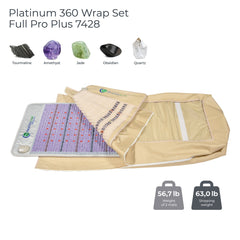 HealthyLine 360 Wrap Set™ Platinum & SOFT Full Pro PLUS 7428 - Photon Advanced PEMF InfraMat Pro® - Purely Relaxation