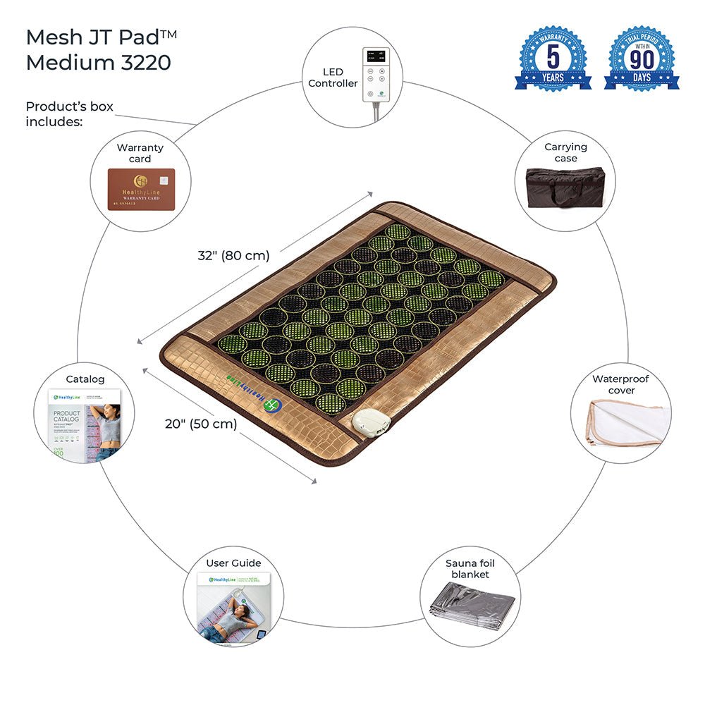 HealthyLine Mesh JT Pad Medium 3220 Soft InfraMat Pro® - Purely Relaxation