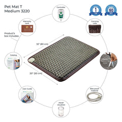 HealthyLine Pet Mat T Medium 3220 Firm - PEMF Inframat Pro® - Purely Relaxation