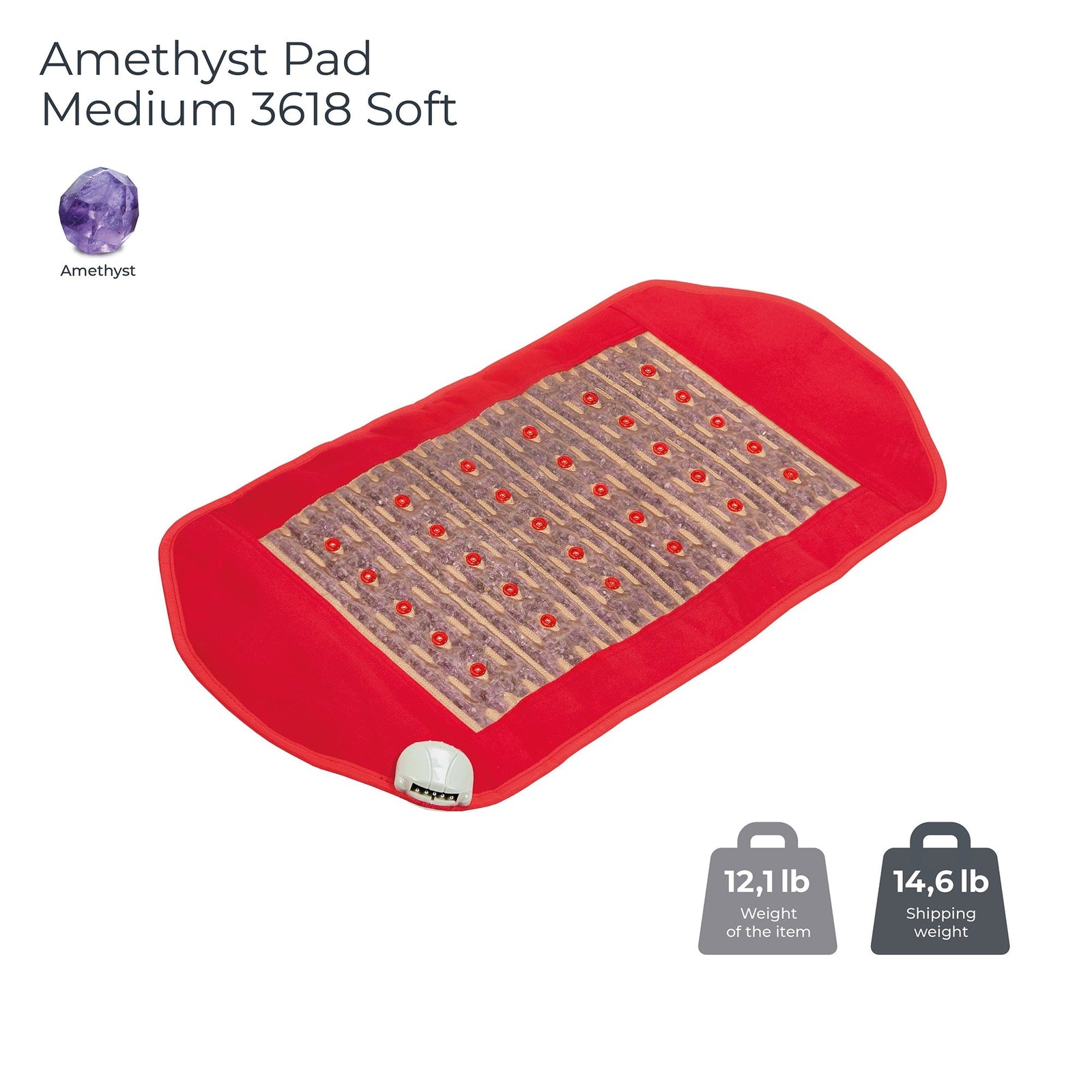 HealthyLine Photon PEMF InfraMat Pro® Amethyst Pad Medium 3618 Soft - Purely Relaxation