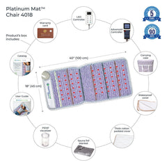 HealthyLine Platinum-Mat™ InfraMat Pro® Chair 4018 Firm - Photon Advanced PEMF - Purely Relaxation