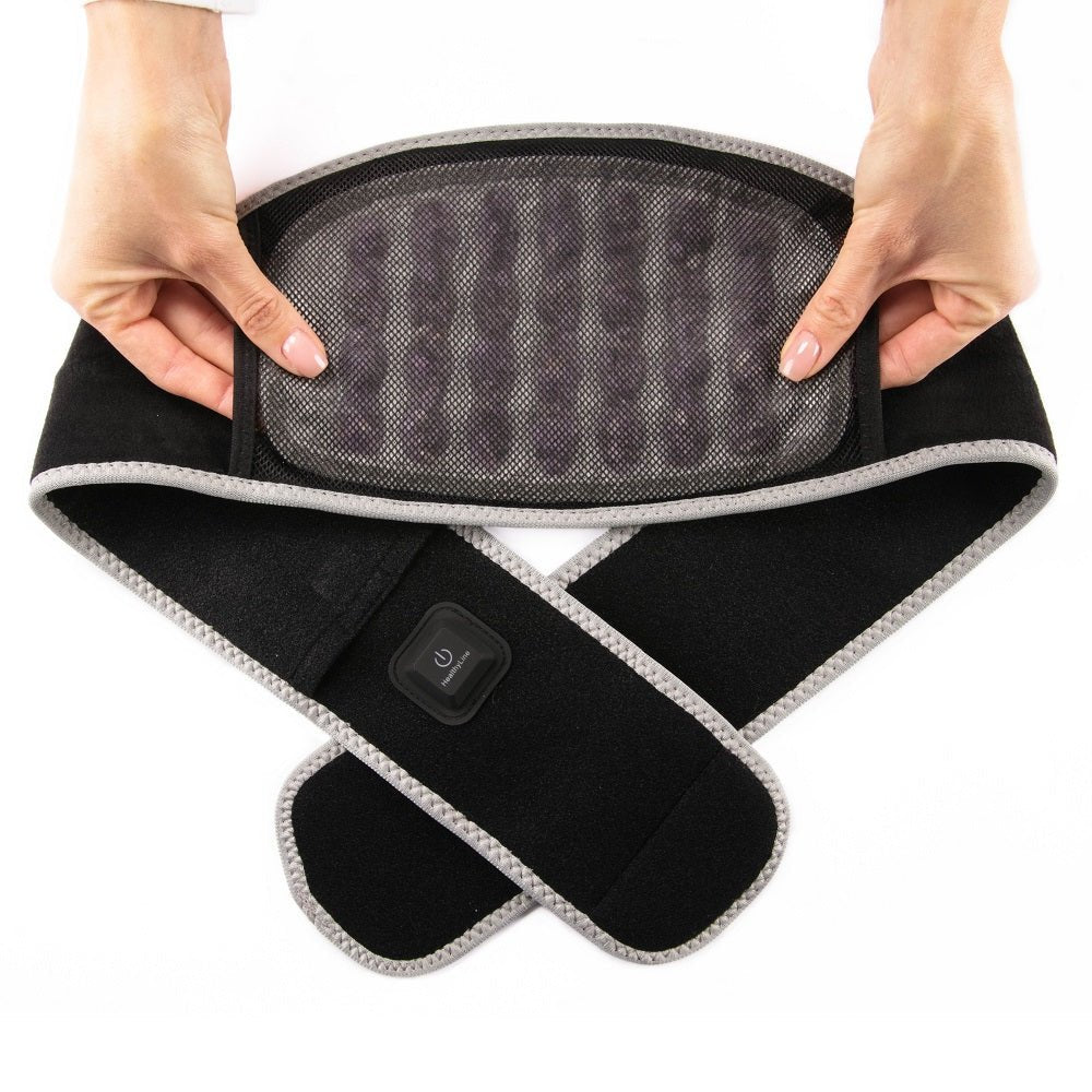 HealthyLine Portable Heated Gemstone Pad - Belt Model with Power-bank - Purely Relaxation