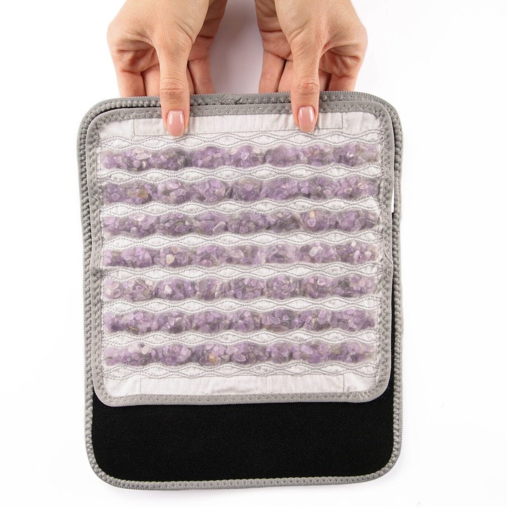 HealthyLine Portable Heated Gemstone Pad - Flat Model with Power-bank - Purely Relaxation
