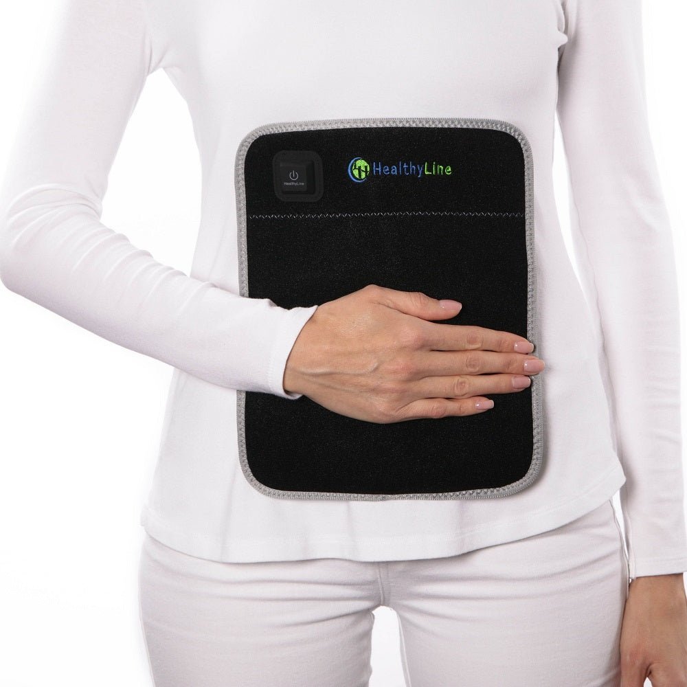 HealthyLine Portable Heated Gemstone Pad - Flat Model with Power-bank - Purely Relaxation
