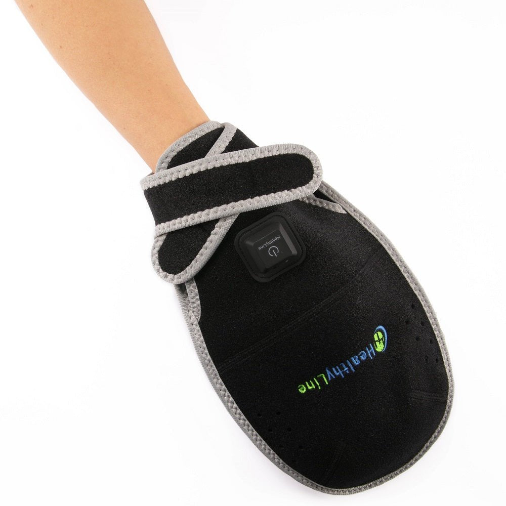 HealthyLine Portable Heated Gemstone Pad - Hand Model with Power-bank - Purely Relaxation