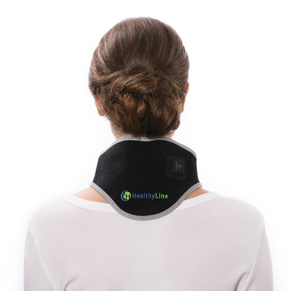 HealthyLine Portable Heated Gemstone Pad - Neck Model with Power-bank - Purely Relaxation