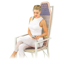 HealthyLine Rainbow Chakra Mat™ Chair 5718 Firm - Photon PEMF InframMat Pro® - Purely Relaxation