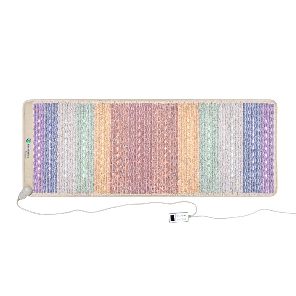 HealthyLine Rainbow Chakra Mat™ Large 7428 Firm - PEMF Inframat Pro® Third Edition - Purely Relaxation