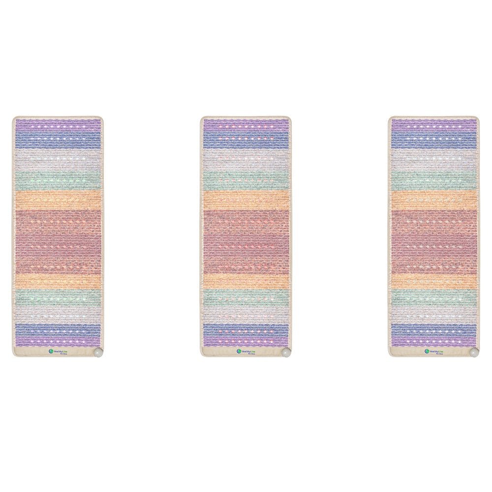 HealthyLine Rainbow Chakra Mat™ Large 7428 Firm - PEMF Inframat Pro® Third Edition - Purely Relaxation