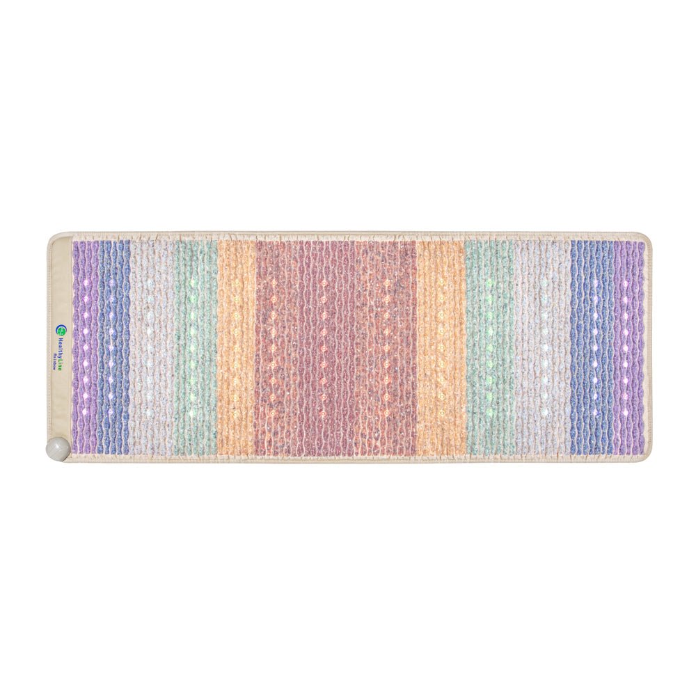 HealthyLine Rainbow Chakra Mat™ Large 7428 Firm - PEMF Inframat Pro® Third Edition - Purely Relaxation