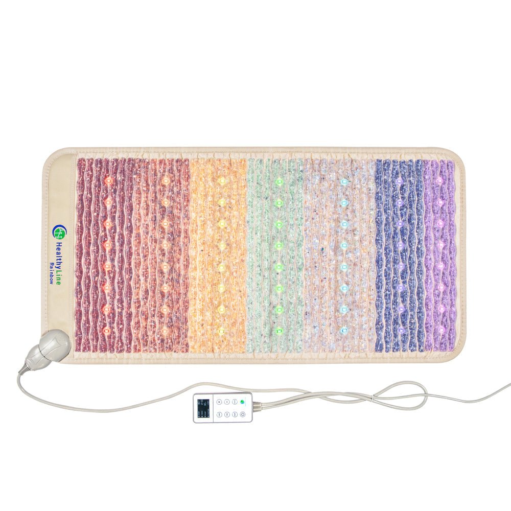 HealthyLine Rainbow Chakra Mat™ Small 4020 Firm - Photon PEMF Inframat Pro® 3rd Edition - Purely Relaxation