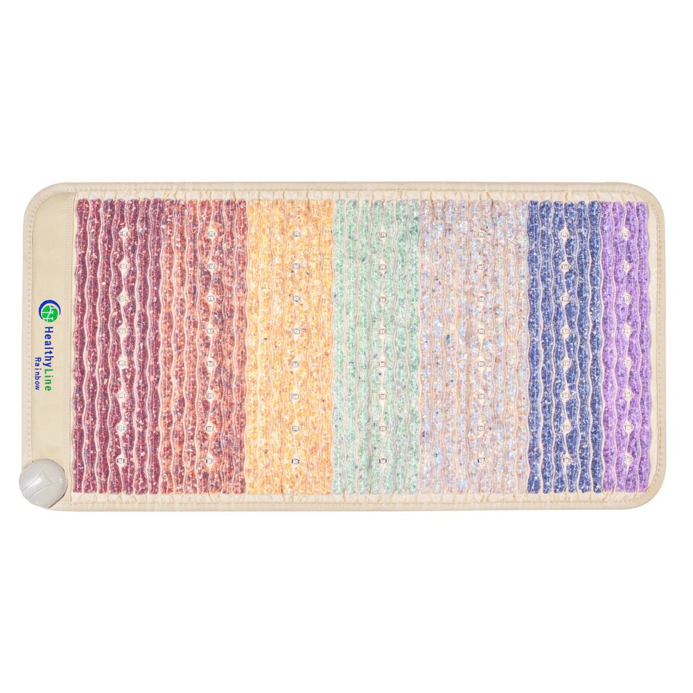 HealthyLine Rainbow Chakra Mat™ Small 4020 Firm - Photon PEMF Inframat Pro® 3rd Edition - Purely Relaxation