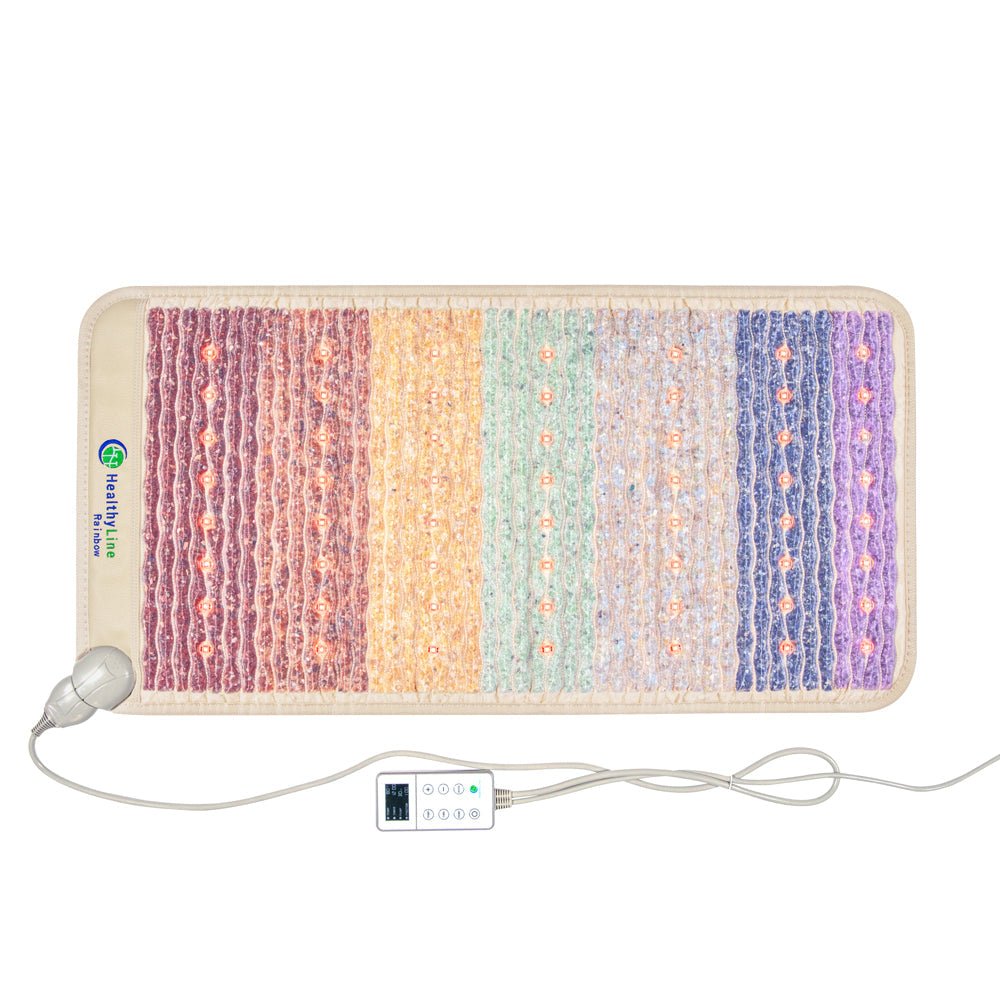 HealthyLine Rainbow Chakra Mat™ Small 4020 Firm - Photon PEMF Inframat Pro® 3rd Edition - Purely Relaxation