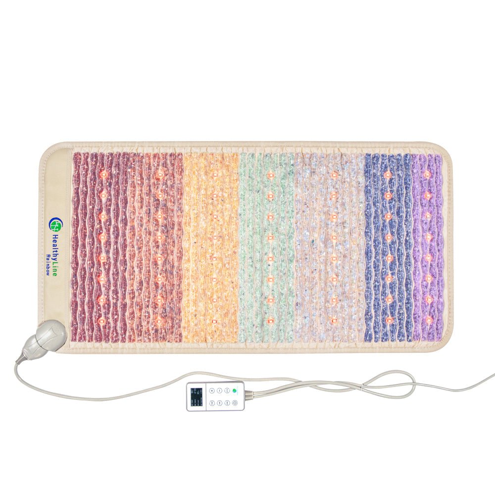 HealthyLine Rainbow Chakra Mat™ Small 4020 Firm - Photon PEMF Inframat Pro® 3rd Edition - Purely Relaxation