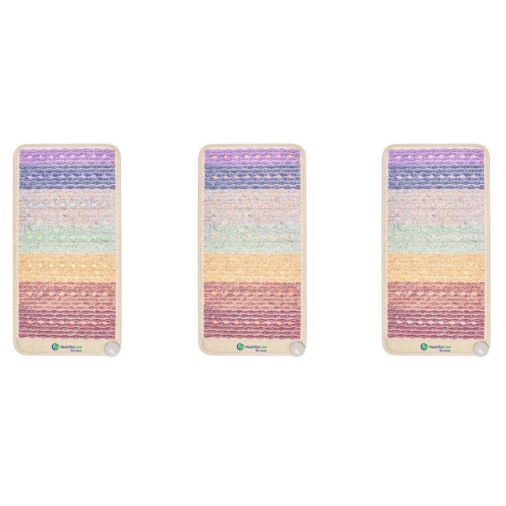HealthyLine Rainbow Chakra Mat™ Small 4020 Firm - Photon PEMF Inframat Pro® 3rd Edition - Purely Relaxation