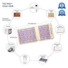 HealthyLine TAJ-Mat™ Chair 4018 Firm - Photon PEMF InfraMat Pro® - Purely Relaxation