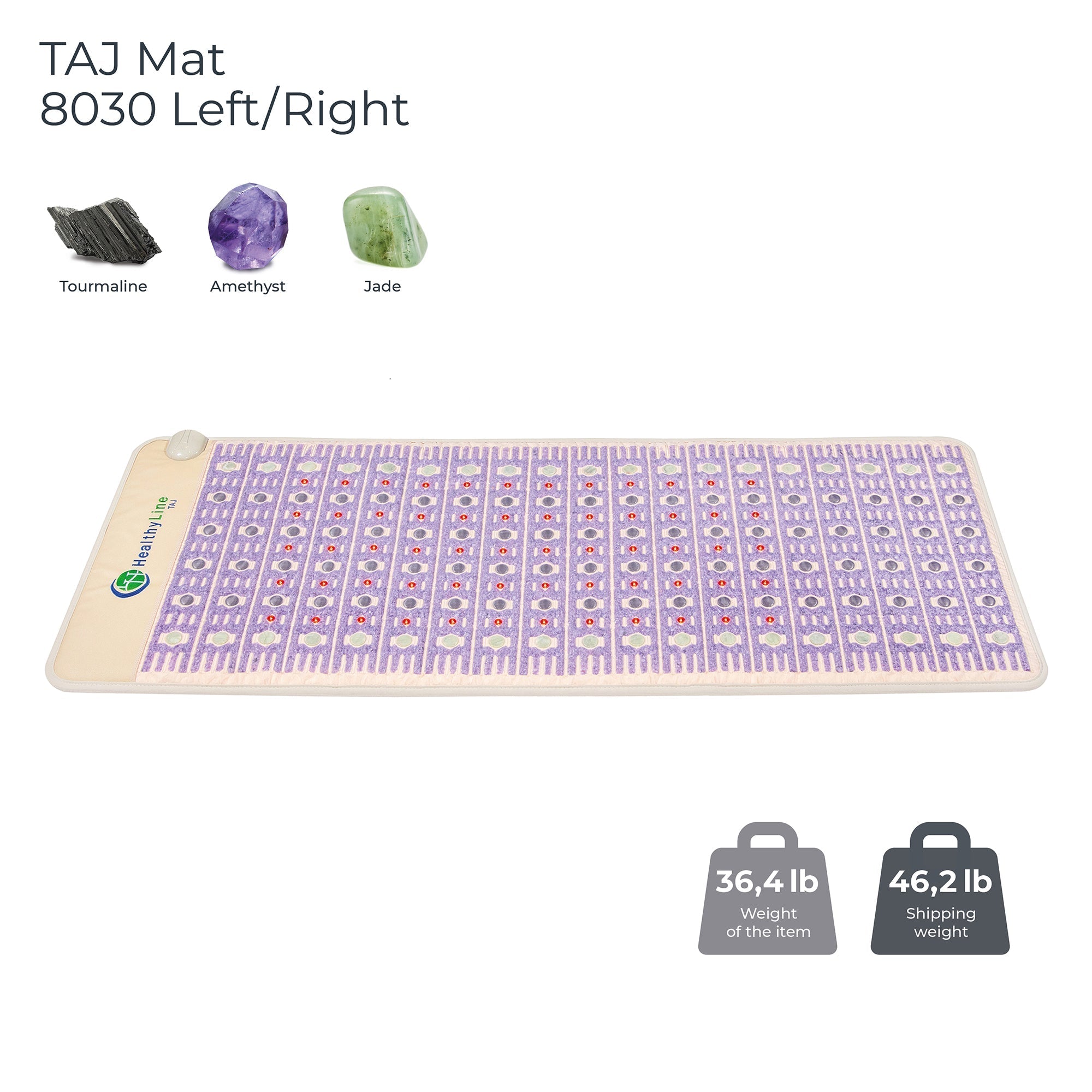 HealthyLine TAJ-Mat™ Large 8030 Firm - Photon PEMF (Right/Standard) Inframat Pro® - Purely Relaxation