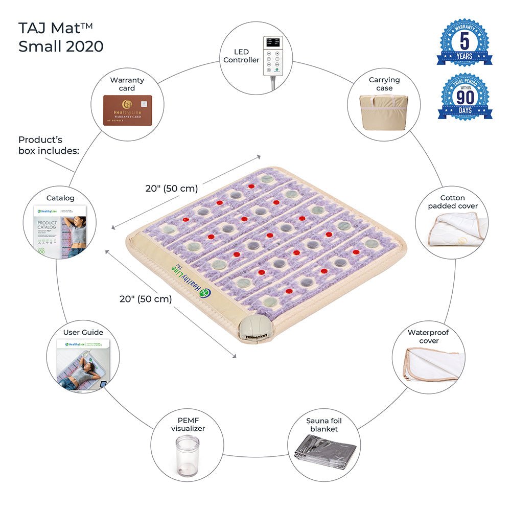 HealthyLine TAJ-Mat™ Small 2020 Firm - Photon PEMF InfraMat Pro® - Purely Relaxation