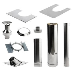 HUUM Thru-Ceiling Chimney Kit - Purely Relaxation