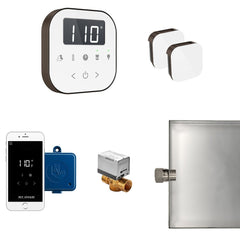 Mr. Steam AirButler Max Steam Shower Control Package with AirTempo Control and Aroma Glass SteamHead - Purely Relaxation