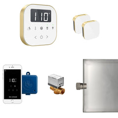Mr. Steam AirButler Max Steam Shower Control Package with AirTempo Control and Aroma Glass SteamHead - Purely Relaxation