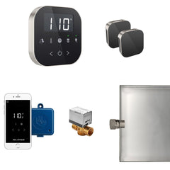 Mr. Steam AirButler Max Steam Shower Control Package with AirTempo Control and Aroma Glass SteamHead - Purely Relaxation