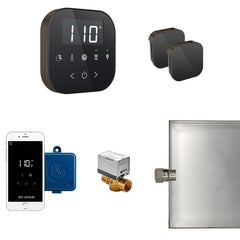 Mr. Steam AirButler Max Steam Shower Control Package with AirTempo Control and Aroma Glass SteamHead - Purely Relaxation