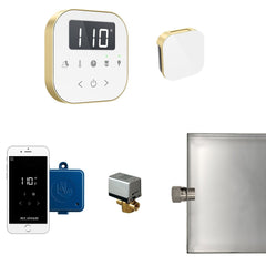 Mr. Steam AirButler Steam Shower Control Package with AirTempo Control and Aroma Glass SteamHead - Purely Relaxation