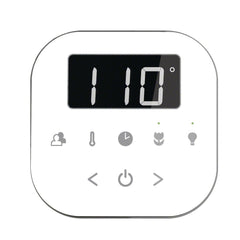 Mr. Steam AirTempo Steam Shower Control and Aroma Glass SteamHead - Purely Relaxation