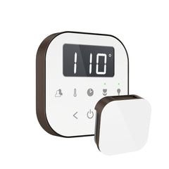 Mr. Steam AirTempo Steam Shower Control and Aroma Glass SteamHead - Purely Relaxation