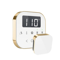 Mr. Steam AirTempo Steam Shower Control and Aroma Glass SteamHead - Purely Relaxation