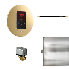 Mr. Steam Basic Butler Linear Steam Shower Control Package with iTempo Control and Linear SteamHead Round - Purely Relaxation