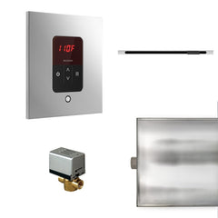 Mr. Steam Basic Butler Linear Steam Shower Control Package with iTempo Control and Linear SteamHead Square - Purely Relaxation
