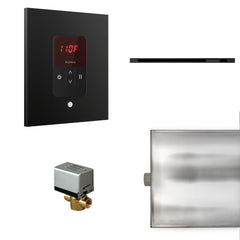 Mr. Steam Basic Butler Linear Steam Shower Control Package with iTempo Control and Linear SteamHead Square - Purely Relaxation