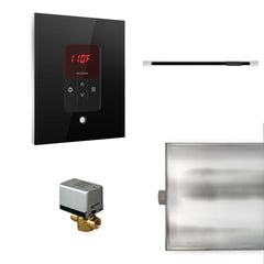 Mr. Steam Basic Butler Linear Steam Shower Control Package with iTempo Control and Linear SteamHead Square - Purely Relaxation