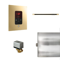 Mr. Steam Basic Butler Linear Steam Shower Control Package with iTempo Control and Linear SteamHead Square - Purely Relaxation