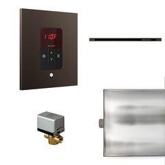 Mr. Steam Basic Butler Linear Steam Shower Control Package with iTempo Control and Linear SteamHead Square - Purely Relaxation