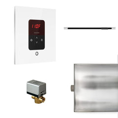 Mr. Steam Basic Butler Linear Steam Shower Control Package with iTempo Control and Linear SteamHead Square - Purely Relaxation
