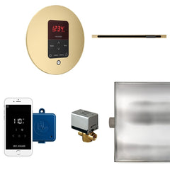 Mr. Steam Butler Linear Steam Shower Control Package with iTempoPlus Control and Linear SteamHead Round - Purely Relaxation