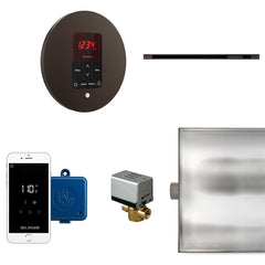 Mr. Steam Butler Linear Steam Shower Control Package with iTempoPlus Control and Linear SteamHead Round - Purely Relaxation
