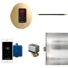 Mr. Steam Butler Linear Steam Shower Control Package with iTempoPlus Control and Linear SteamHead Round - Purely Relaxation