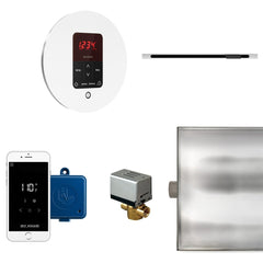 Mr. Steam Butler Linear Steam Shower Control Package with iTempoPlus Control and Linear SteamHead Round - Purely Relaxation