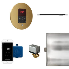 Mr. Steam Butler Linear Steam Shower Control Package with iTempoPlus Control and Linear SteamHead Round - Purely Relaxation