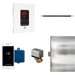 Mr. Steam Butler Linear Steam Shower Control Package with iTempoPlus Control and Linear SteamHead Square - Purely Relaxation